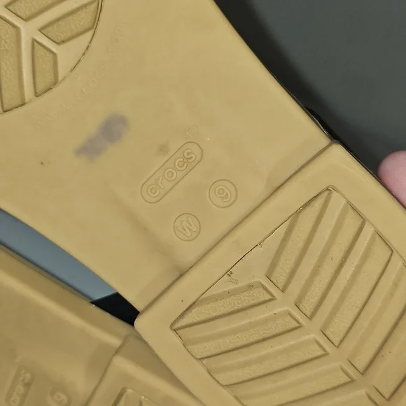 Croc Tulum Open Toe Sandals black Size 9 Comfy & Stylish - Picture 14 of 15